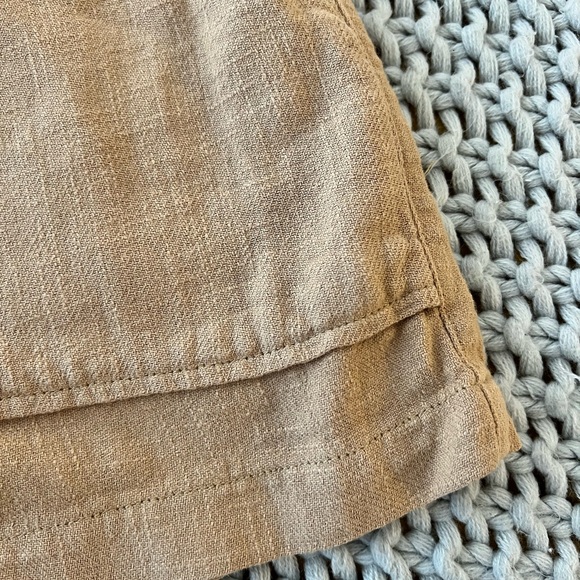 NWT Blank NYC 100% Ramie (Grass Linen) Paperbag Shorts - Picture 4 of 8